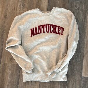 Nantucket Gray Small Sweater Sweatshirt